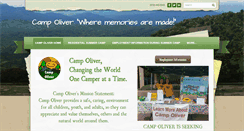 Desktop Screenshot of campoliver.org